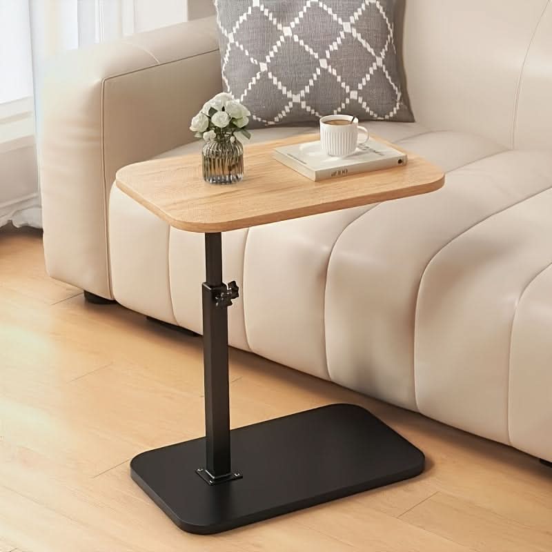 Skanto | Justerbart Sidebord – Tre & Metall for Sofa eller Seng