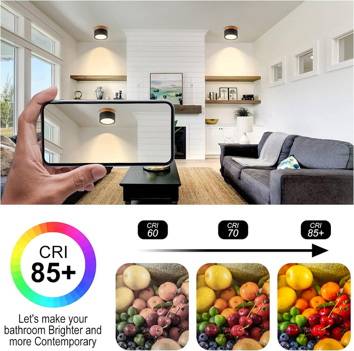 Skanto | LED Taklampe Moderne Flush Mount Sylinder