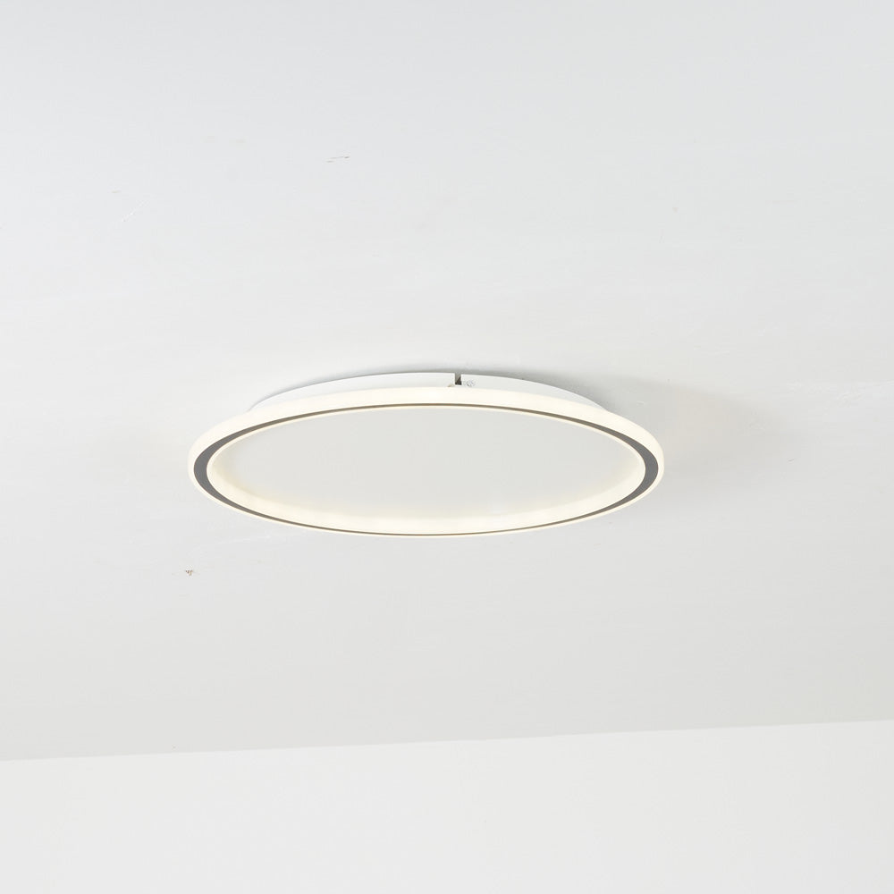 LunaNova - Moderne LED Taklampe Metall/Akryl for Stue og Soverom, Svart/Hvit Design | Skanto