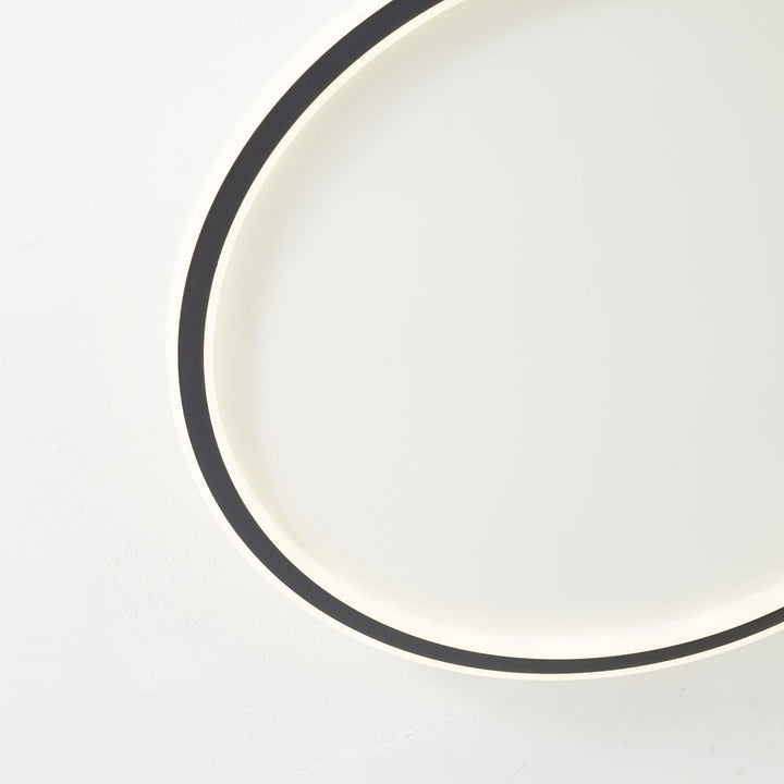 LunaNova - Moderne LED Taklampe Metall/Akryl for Stue og Soverom, Svart/Hvit Design | Skanto