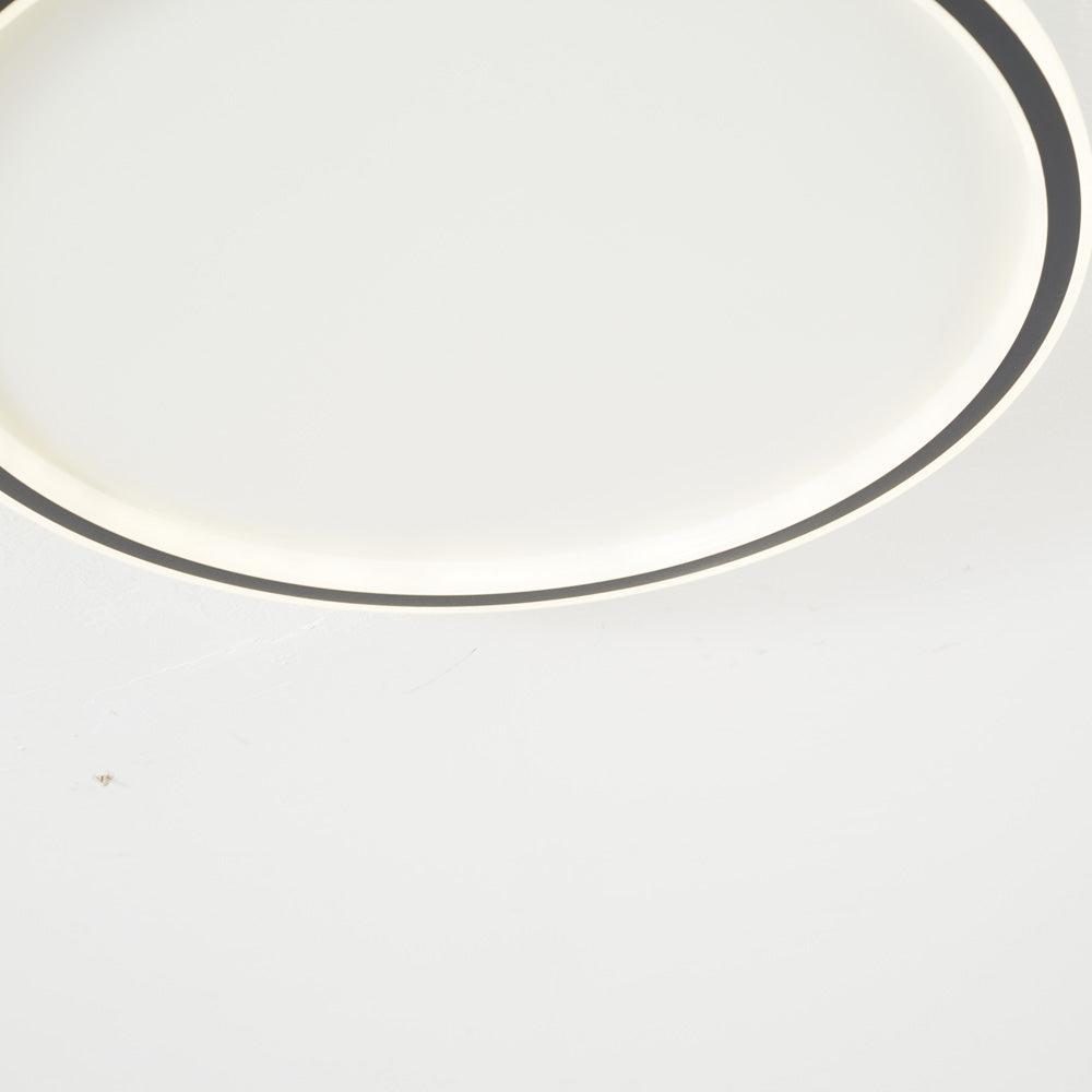 LunaNova – Moderne LED-taklampe i metall/akryl for stue og soverom, ack/Hvit design
