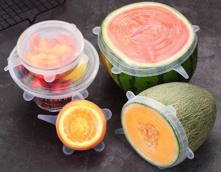 EcoLid - 6 Silikon Reusable Stretch Covers | Skanto