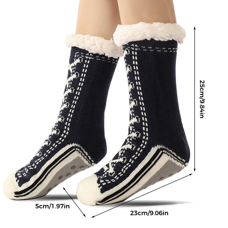 Skanto | Ultra-tykke Cashmere Slipper Hjem Sokker