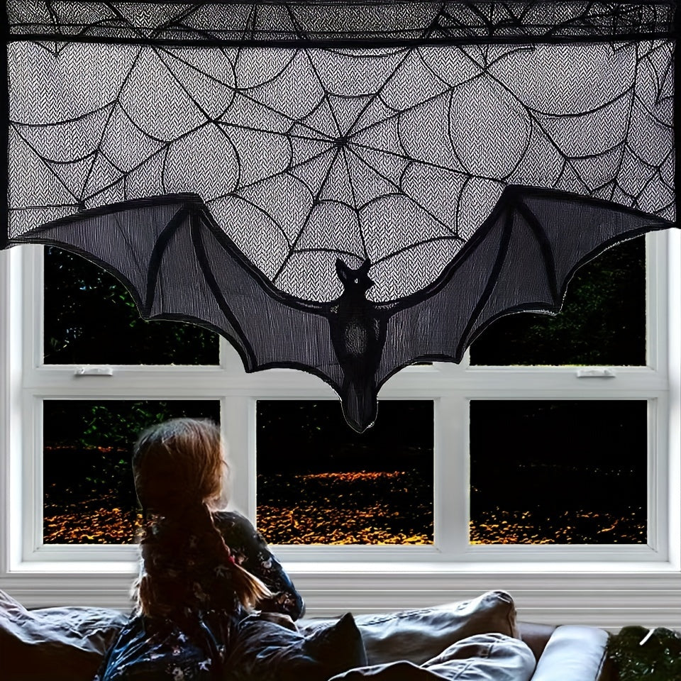 Skanto | Bordløper Sort Heklede Halloween Dekorasjon
