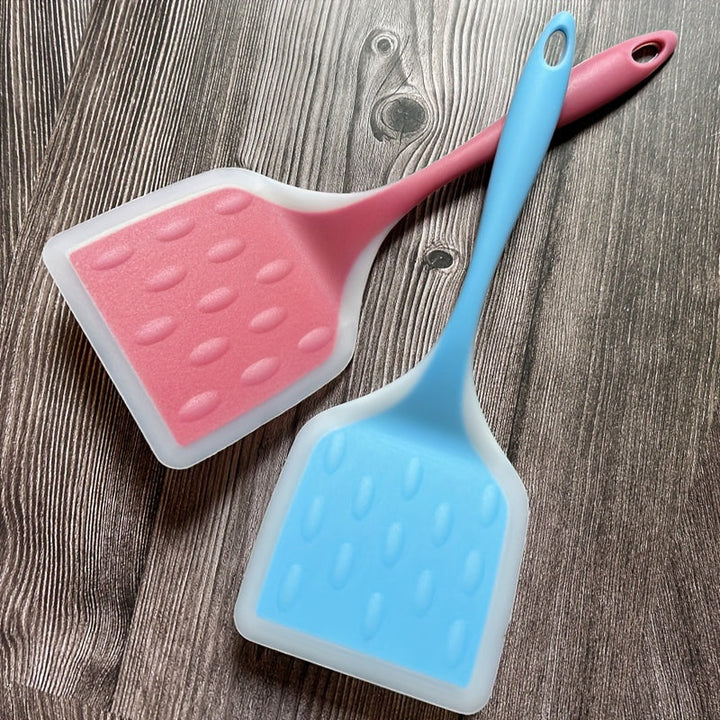Skanto | Ekstra Stort Silikon Spatel Sett – Non-stick, Varmebestandig & Ergonomisk for Enkel Løsning av Mat, Perfekt for Matlaging & Baking