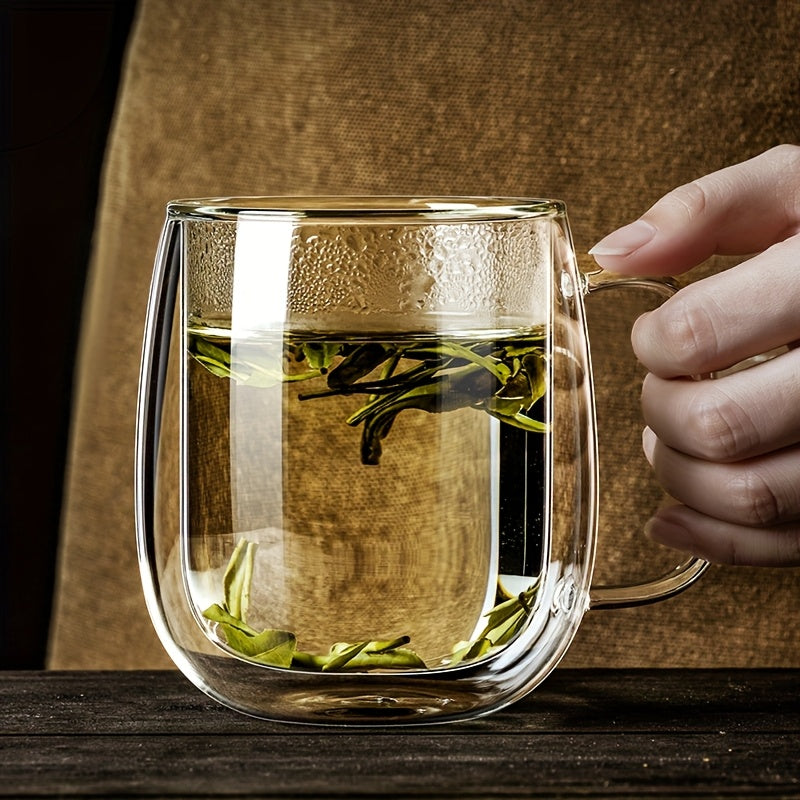 ThermoSip Dobbeltvegget Glasskrus – Borosilikatglass, Varmeresistent & Elegant | Skanto