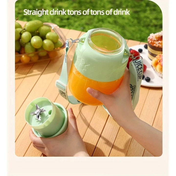 Skanto | 2i1 Flaske Mixer med Strå 800ml - Perfekt for På Farten!