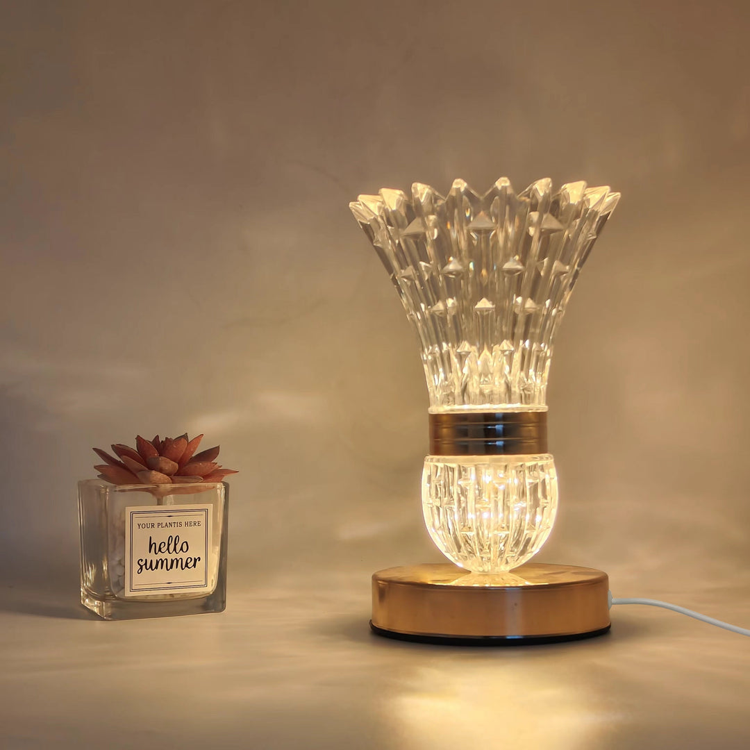 VaseLight - LED Krystall Bordlampe med Dimmbar Atmosfære Skanto