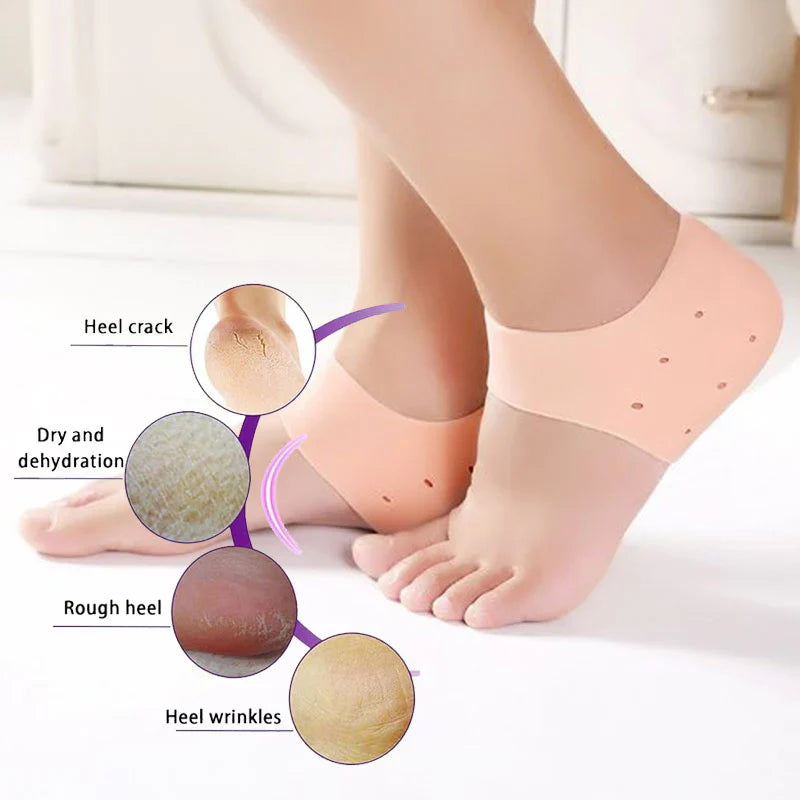 Heel Anti-Cracking Sokker Par Skanto