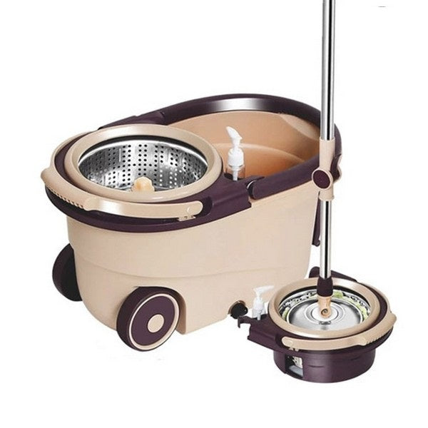 Premium Spin Mop Med Bucket Skanto