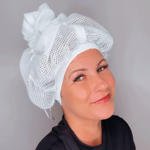Skanto | Net Plopping Cap for Drying Curly Hair