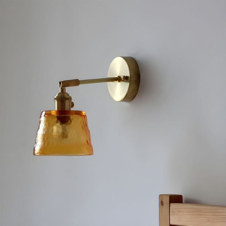Moderne Justerbar Glass Vegglampe | Skanto