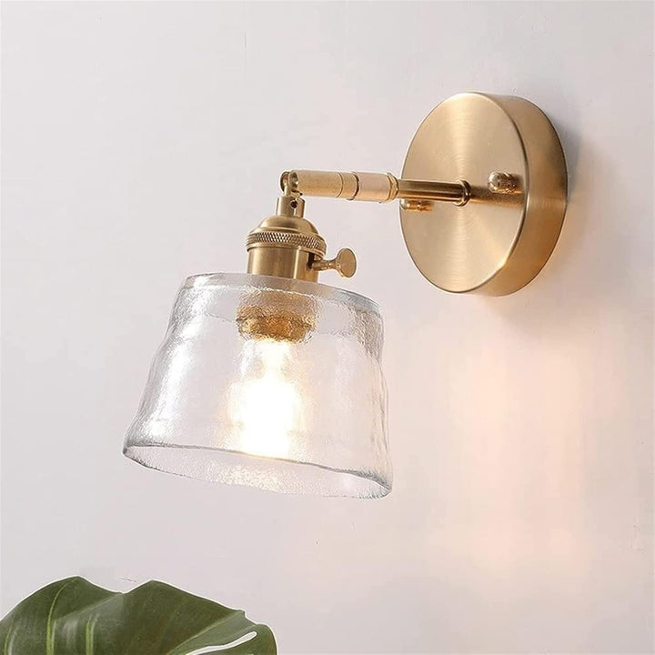 Moderne Justerbar Glass Vegglampe | Skanto
