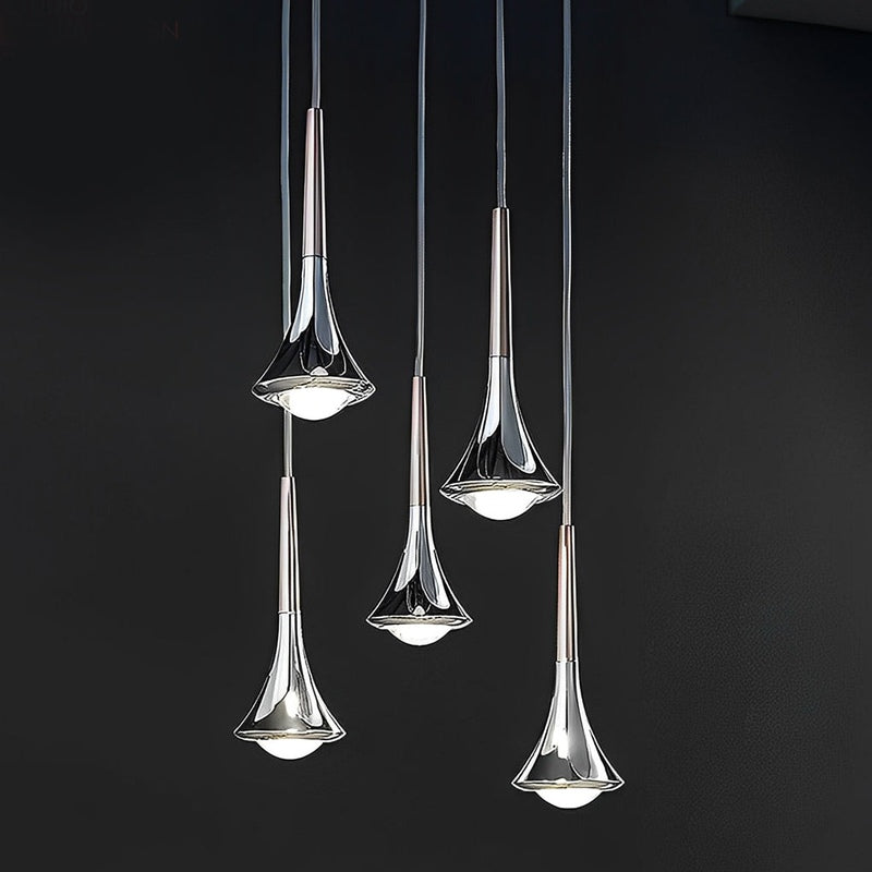 Skanto | CascadeLight - Vanndråpe LED Pendel for Trapper