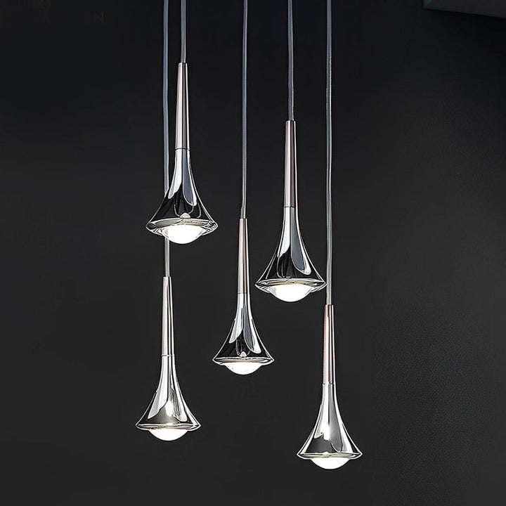 Skanto | CascadeLight - Vanndråpe LED Pendel for Trapper
