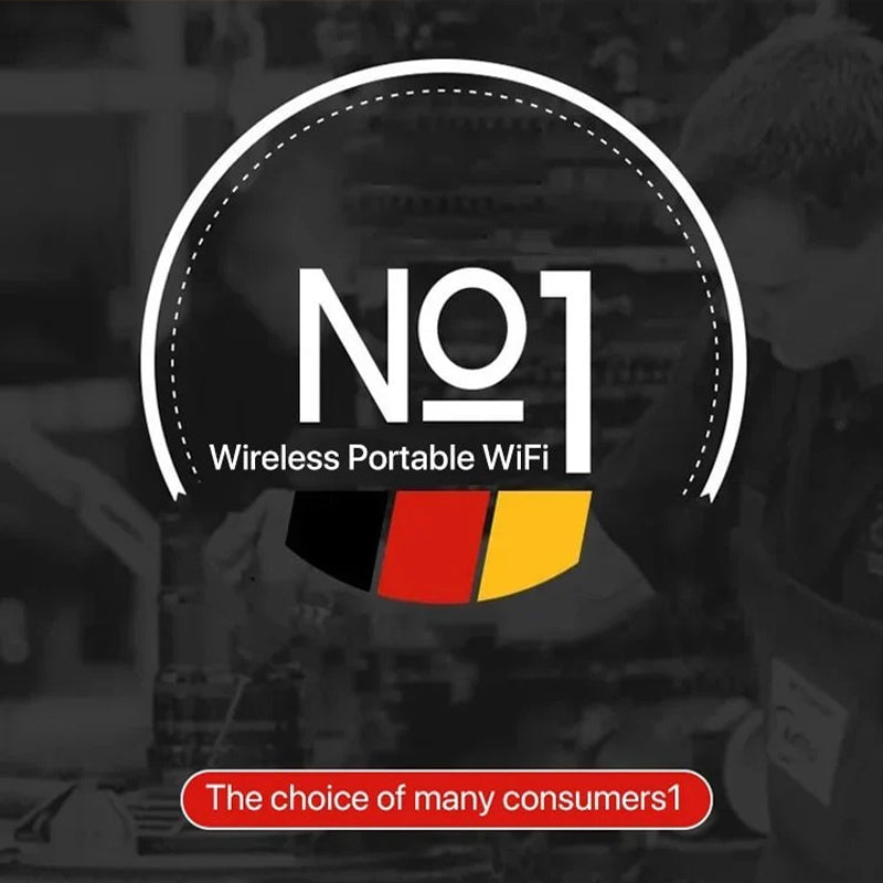 Skanto | WiFi Pro – Kraftig bærbar WiFi-forsterker for raskt og pålitelig internett hvor som helst