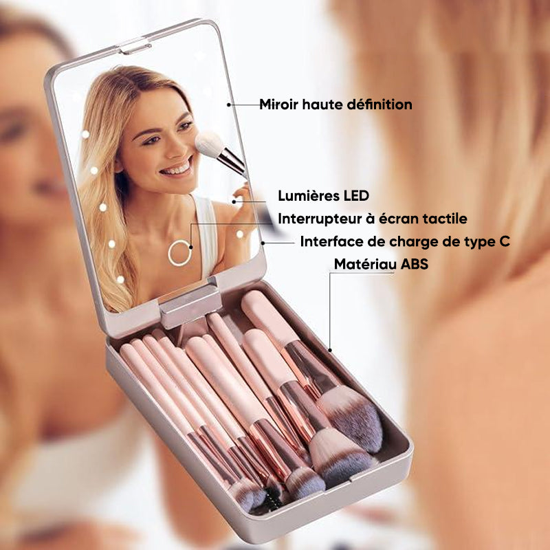 Sett med 14 pensler med LED-lys | Skanto