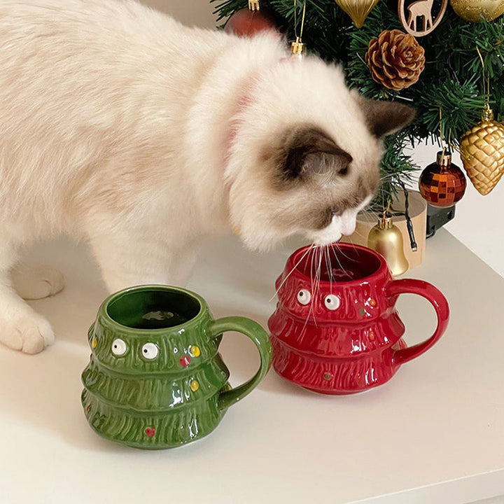 Kreativ Store Big Eyes Juletrad Mug | Skanto