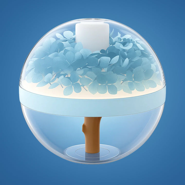 SereniGlow | Essensielle olje diffuser luftfukter – Ultrasonisk kjølig damp – USB-oppladbar – LED nattlys for soverom og barnerom Skanto