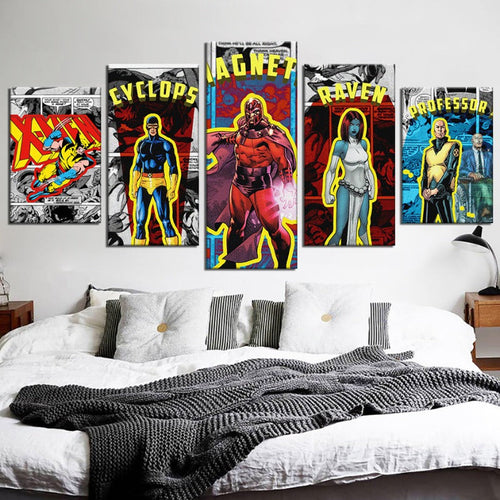 Marvel Comic Superhelter - Lærret Veggkunst Maleri