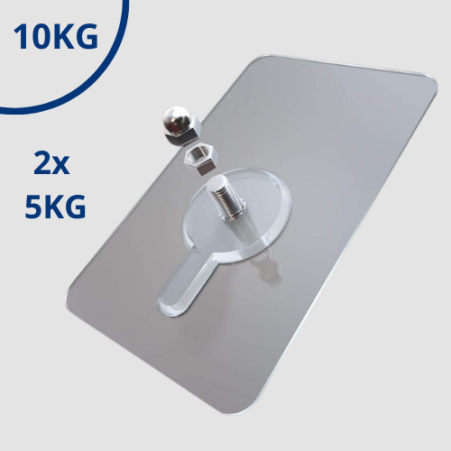 Selvheftende negl | Lastkapasitet på 10 kg | Egnet for alle vegger | Skanto