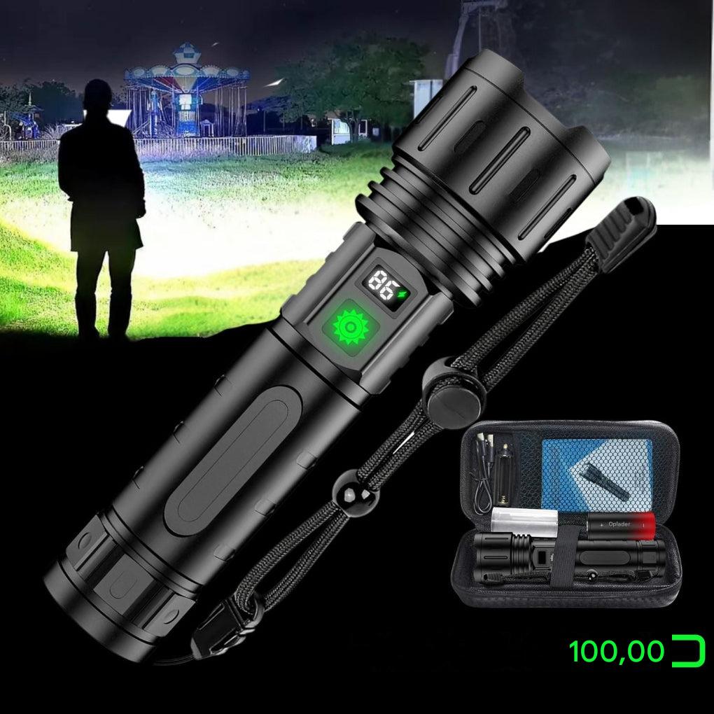 UltraStrong Natt Synslys Pro – Oppladbar aluminiums lampe | Skanto