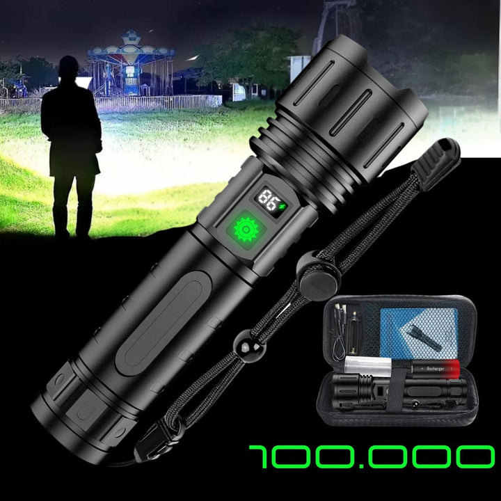 UltraStrong Natt Synslys Pro – Oppladbar aluminiums lampe | Skanto