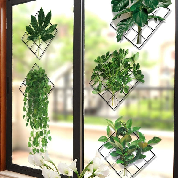 3D Grønn Plante Veggklistremerke (Pakke med 2) Skanto