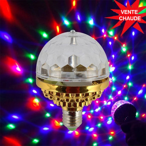LED Disco Ball Fargerik Roterende Lyspære | Skanto