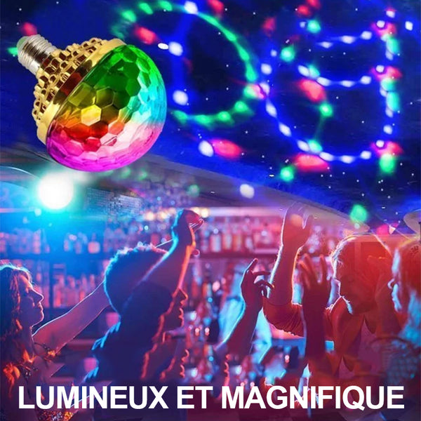 LED Disco Ball Fargerik Roterende Lyspære | Skanto