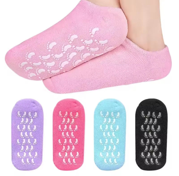 Spa Gel Sokker Fuktighetsgivende og Reparerende Sprukket Huden Skanto