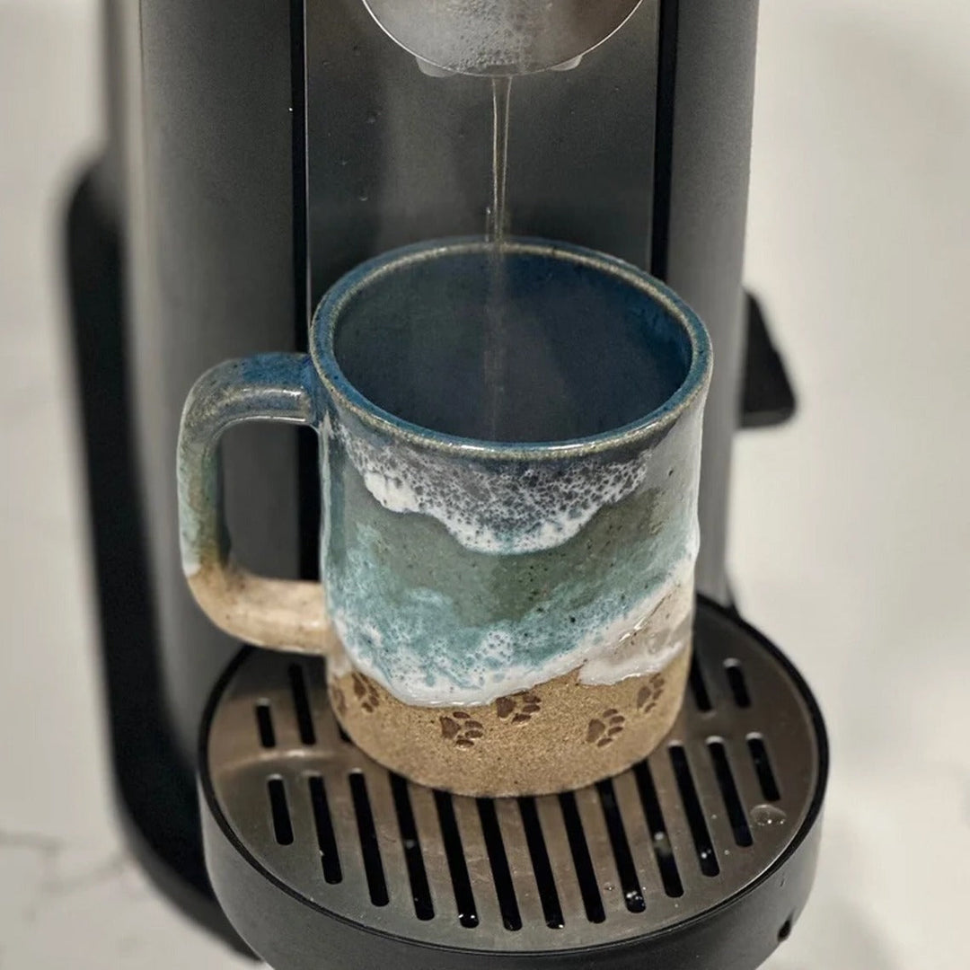 Paw 3D Utskrevet Keramisk Kystlinje Kaffe Mugge | Skanto