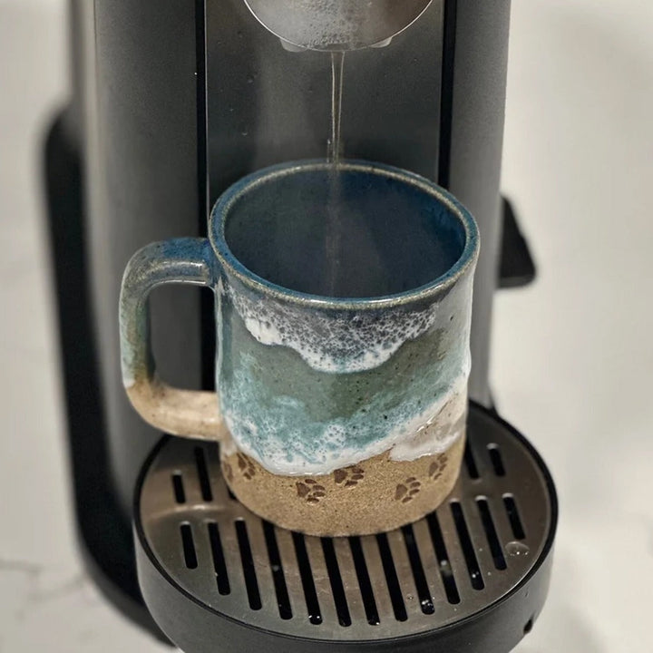 Paw 3D Utskrevet Keramisk Kystlinje Kaffe Mugge | Skanto
