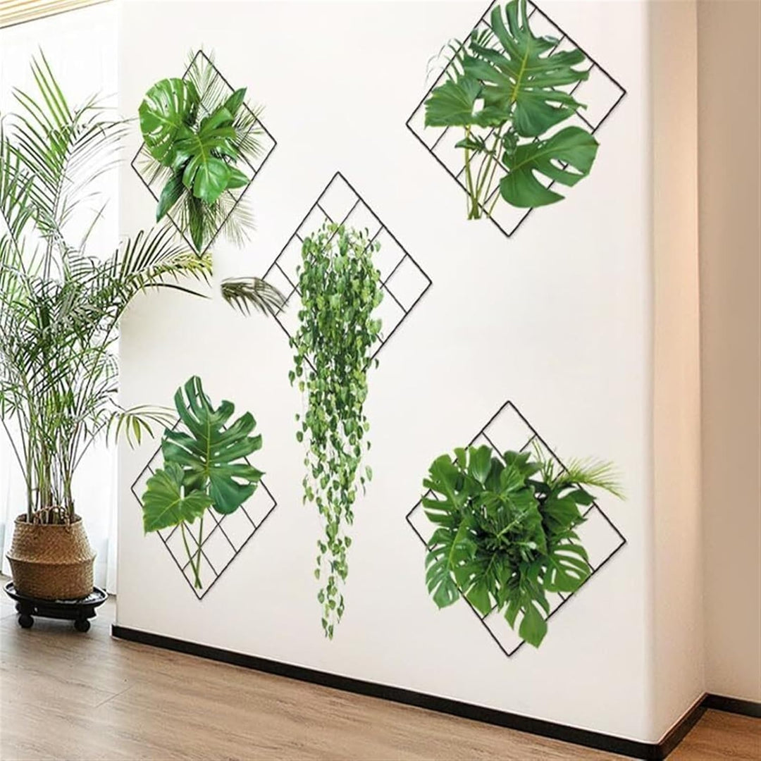 3D Grønn Plante Veggklistremerke (Pakke med 2) Skanto