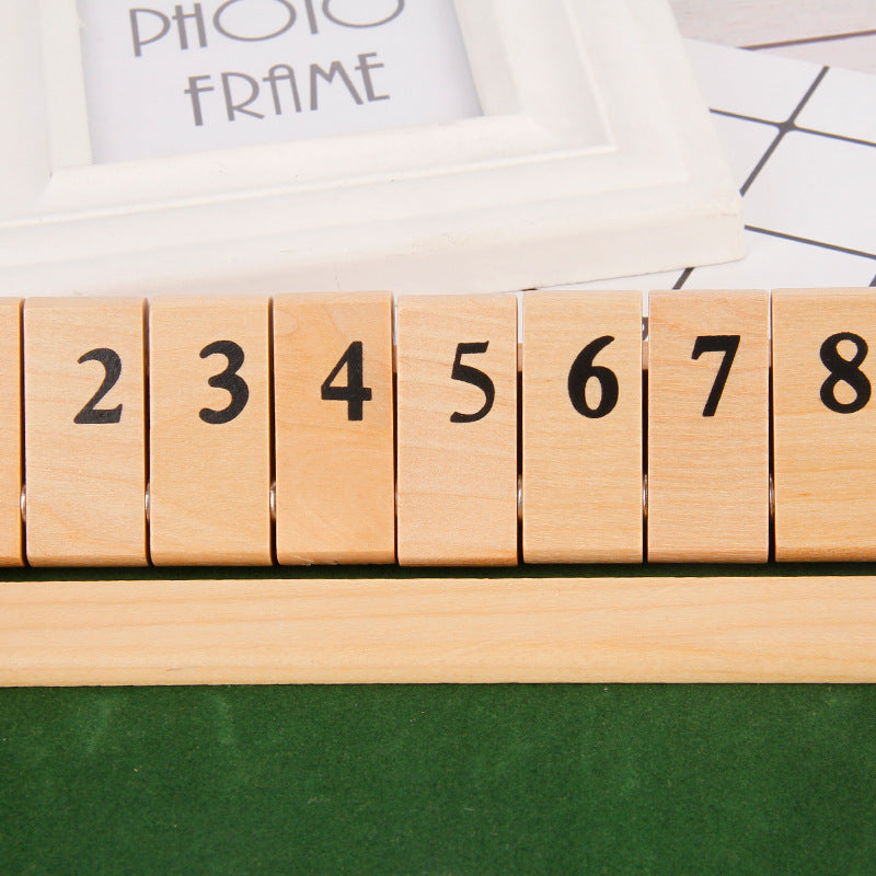 Skanto | "Shut The Box" spill – Morsom bordmatte spill for voksne og barn