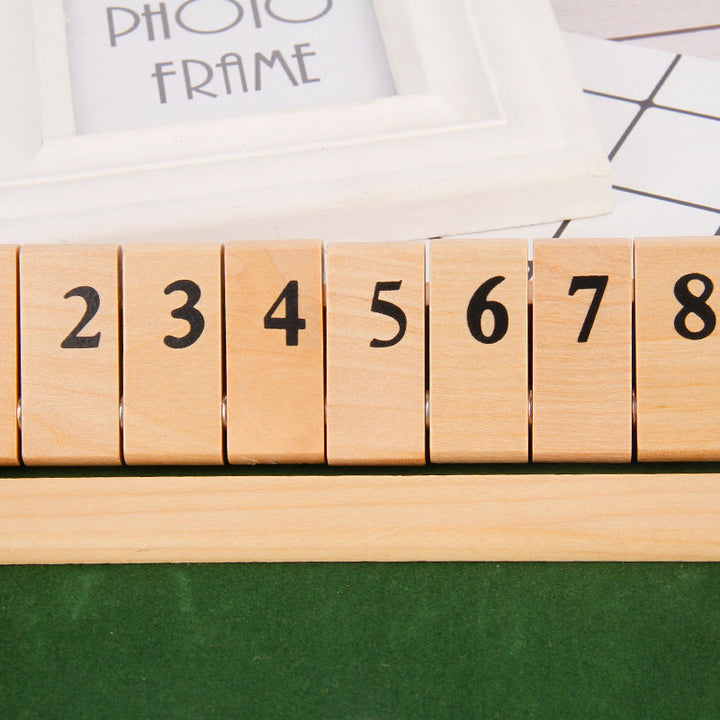 Skanto | "Shut The Box" spill – Morsom bordmatte spill for voksne og barn