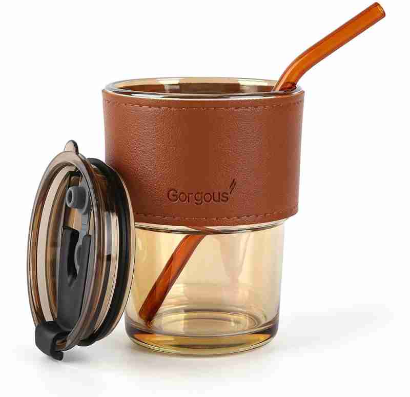 Stilren og Reusable Kaffe-kopp (450ml) Glass Tumbler Skanto