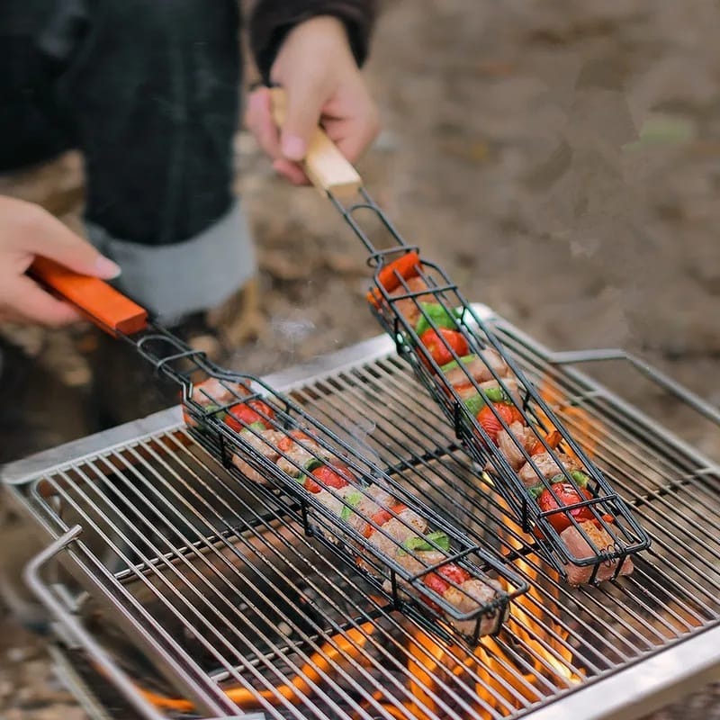 Non Stick BBQ Grilling Basket Skanto