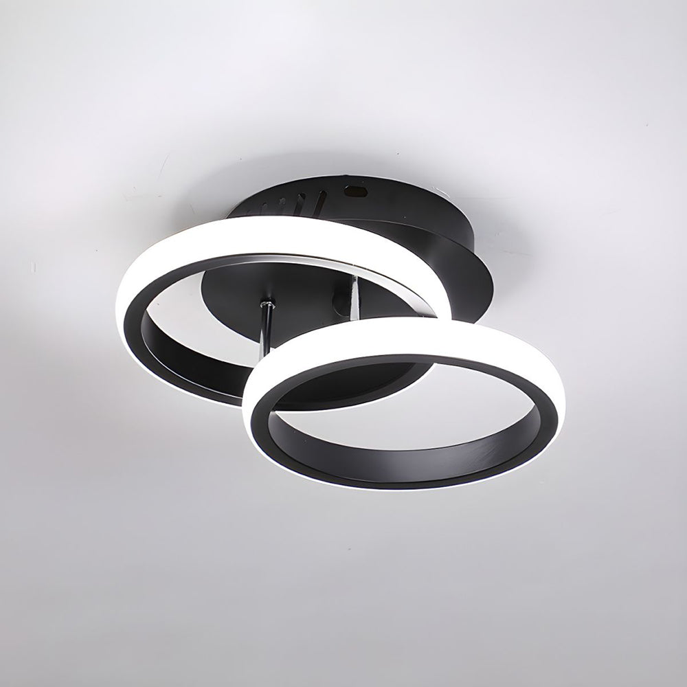 Skanto | Taklampe med LED svart metallramme