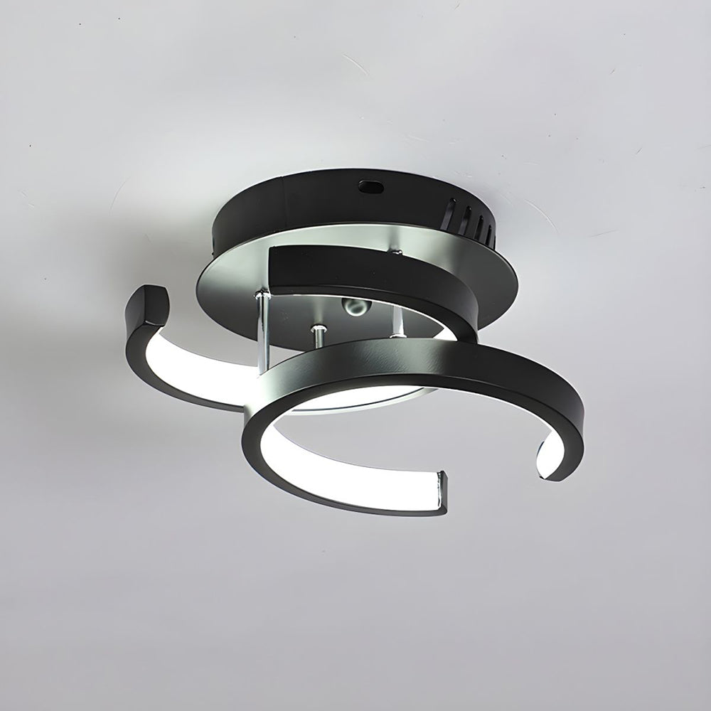 Skanto | Taklampe med LED svart metallramme