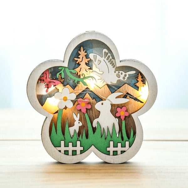 Treasure påske dekorasjon med LED lys | Skanto