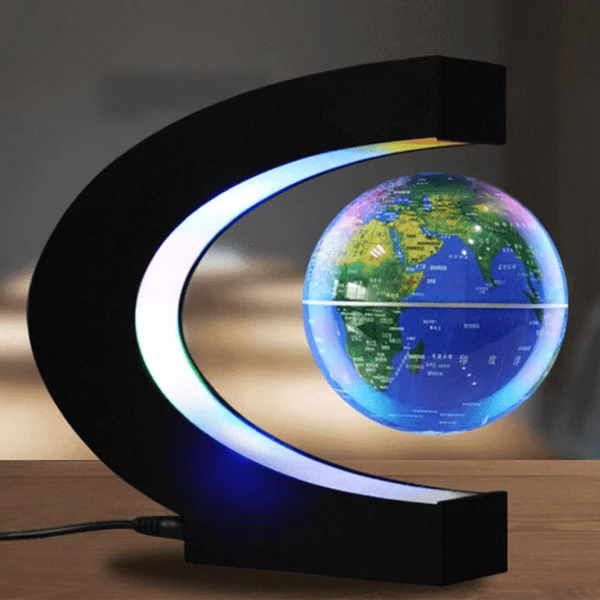 Skanto | Magnetisk Flytende Globe Med LED Lys
