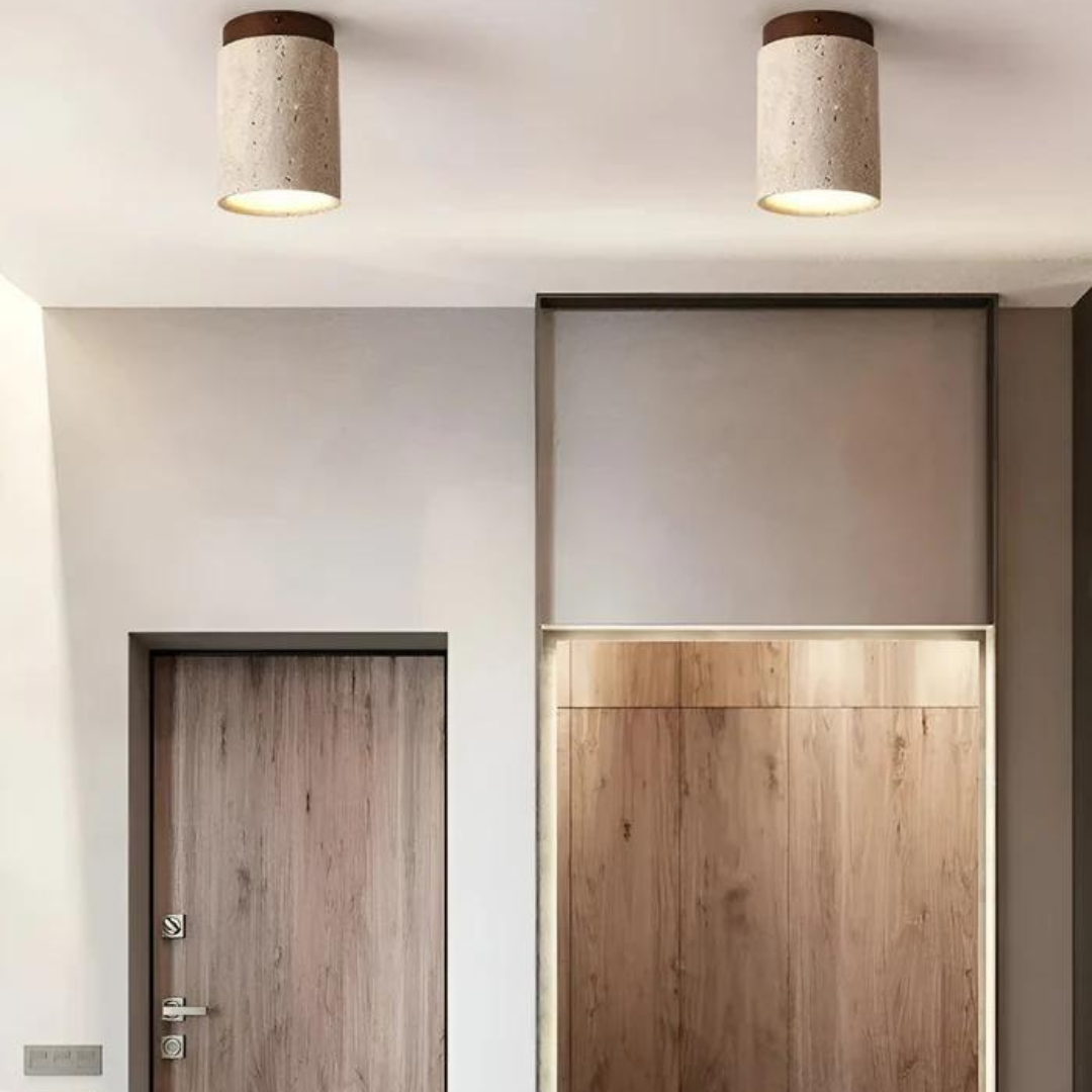 Trendy Rund Japansk Stil Taklampe - ZenLight | Skanto