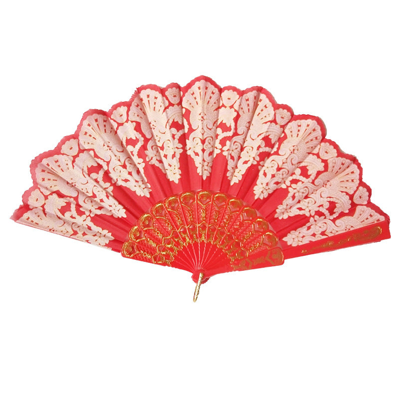 Dame edel vifte med kunstneriske dekorasjoner Skanto