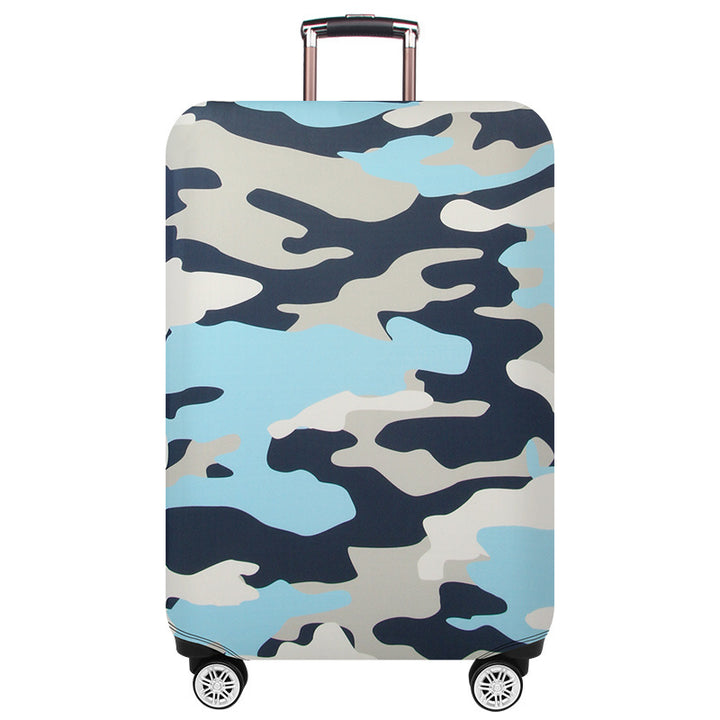 Dame hard skall koffert med kreativ grafisk design Skanto