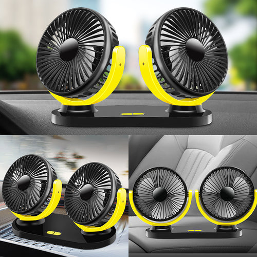 Dual Hurricane Skrivebord Vifte Skanto