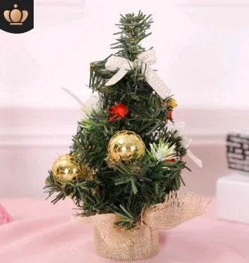 Skanto | Julepynt Tre 20cm Mini Juledekorasjon Tre Julaften Mall Dekorasjon Skrivebord Pynt Lite Tre