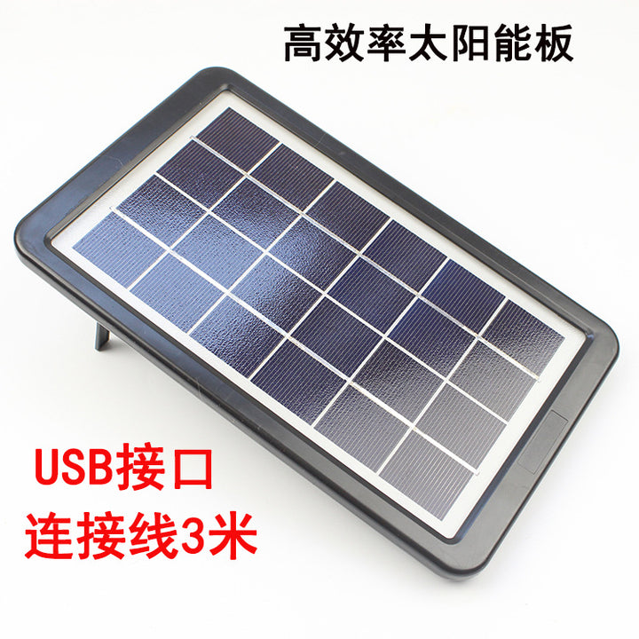 Unisex nan bærbart Solar-USB-lader med langt tilkoblingskabel og høytytende solceller Skanto