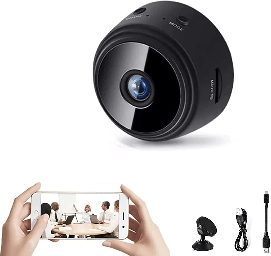 Skanto | MINIGUARD CAM – 1080p Mini Kamera med Magnetfeste & Nattmodus