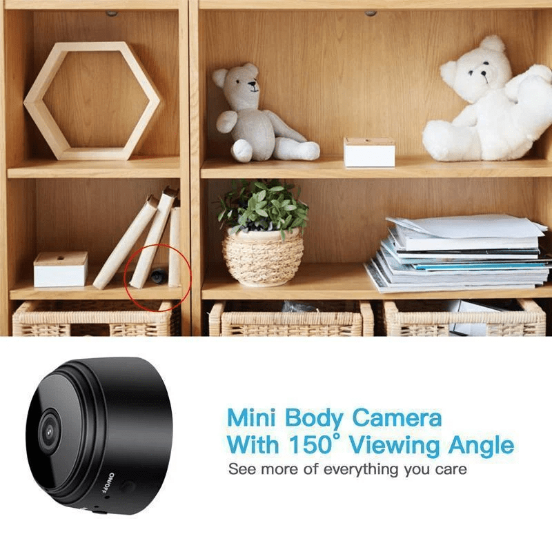 Skanto | MINIGUARD CAM – 1080p Mini Kamera med Magnetfeste & Nattmodus